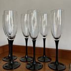 Zwarte Steel Champagneglazen – Luminarc thumbnail 3