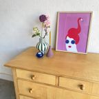 Franse Brocante Ladekast Grenen Commode Hout Vintage thumbnail 8