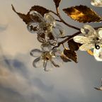 2 Beschikbaar ! 2 Italiaanse Bloemen Plafonieres Echte Vintage Toppers ! Kristal thumbnail 6