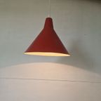 Vintage Jaren 50 Hanglamp Rood Scandinavisch Design thumbnail 2