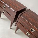 Mid Century Nachtkastjes Van Teak Hout thumbnail 6