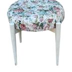 Vintage Krukje Jaren 60 Bloemenmotief Ottoman thumbnail 2