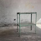 Industrial Two Tier Metal Side Table thumbnail 9