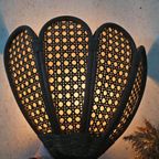 Vintage Jaren 70 Wandlamp Manou Webbing thumbnail 2