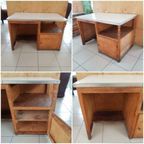 Vintage Bureau, Werktafels, Werkplek thumbnail 3