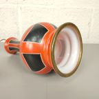 Antieke Tafellamp In Brons & Opaline thumbnail 4