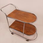 Vintage Serveerwagen, Retro Trolley, Mid-Century Drankkar thumbnail 12