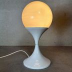 Vintage Tulip Tafellamp – Metaal En Opaline thumbnail 2