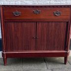 Vintage Roldeurkastje Met La En Binnenplank, 80 Cm Breed thumbnail 6