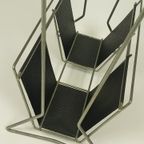 Vintage Bijzettafel Met Magazinehouder, Jaren 60 thumbnail 2