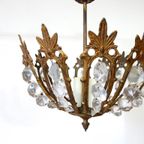 Retro Vintage Hanglamp Antiek Goud Kleur Plafondlamp thumbnail 3