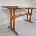 Zweedse Grenen Mid Century Eettafel Design Vintage thumbnail 6