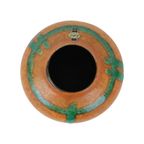 Oranje En Turquoise Vaas Jasba Keramik West Germany Aardewerk 111-12 thumbnail 4