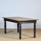 Grenen Boeren Tafel Met Oud Blad thumbnail 4