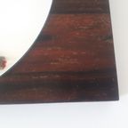 70's Vintage Spiegel Palissander Retro Spiegel thumbnail 6