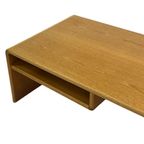 Vintage Minimalistische Eikenhouten Salontafel 80's Design thumbnail 5