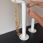 Wit Handmodel Sieraden Display. Vintage Sieraden Rek thumbnail 3