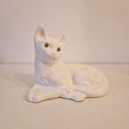 Vintage Beeldje Poes Jaren 70 Beeld thumbnail 5