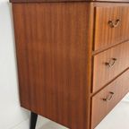 Scandinavisch Vintage Teak Fineren Ladekast Stenvo thumbnail 12