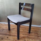 Vintage Set Van 4 Pastoe-Stijl Stoelen, Opnieuw Bekleed thumbnail 10