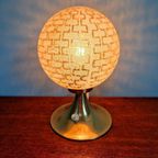 Duo Of Space Age-lampen In Messing En Getextureerd Glas, 197 thumbnail 13