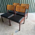 Set/4 Vintage Top Form Stoelen, 1960, Skai Webbing thumbnail 5