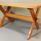 Vintage Scandinavisch Design Grenen Eettafel / Tafel thumbnail 5