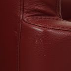 Vintage Koppel Rode Zetels Fauteuils Hoogwaardig Kunstleder thumbnail 6