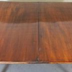 Vintage Antieke Uitschuifbare Tafel, Karttafel thumbnail 16