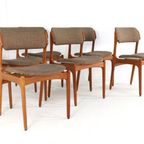 Set 6 Erik Buch Stoelen Vintage Eetkamerstoelen thumbnail 5