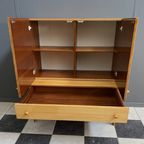 Jitona Highboard In Glossy Wood 1970S thumbnail 4