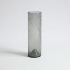 Bubble Glass Cylinder Vase By Erik Höglund For Pukeberg, Sweden 1960S. thumbnail 2