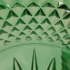 Groen Persglazen Schalen Set Van Arcoroc France Uit De Jaren '60 thumbnail 6