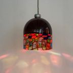 Vintage Murano Hanglamp Leucos Massari Italiaans Design thumbnail 5