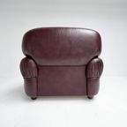 Italiaanse Lederen Fauteuil In De Stijl Van Sapporo, 1970's thumbnail 9