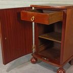 Antieke / Vintage Houten Nachtkastje / Kastje thumbnail 17