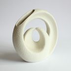 Space Age Round Cutout Vase In By Roberto Rigon For Bertoncello, Italy 1970S. thumbnail 9