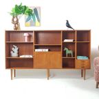 Vintage Grote Buffetkast | Highboard Teak Danish thumbnail 2