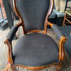 Twee Klassieke Fauteuils Louis Xv Stijl thumbnail 6