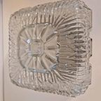 60's Glazen Vintage Plaffoniere Plafond Lamp Hanglamp thumbnail 2