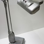 Dazor Bureaulamp/ Goudsmidlamp Met Vergrootglas Loep, Ca 1950 thumbnail 2