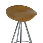 Pepe Cortes - Amat Jamaica - Industrial Vintage Bar Stool - Wooden Seat -Multiple In Stock! thumbnail 3