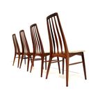 Set Van 4 Vintage Deens Design Eetkamerstoelen 'eva' Van Niels Koefoed Voor Koefoeds Hornslet thumbnail 4