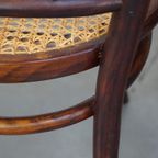 Set Van 4 Elegante, Zeer Charmante, Sierlijke Antieke Thonet Design Bistro/ Eetkamerstoelen thumbnail 10