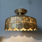 Vintage Mother Of Pearl Hanging Lamp 1970S thumbnail 33