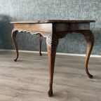 Antique Wooden Side Table thumbnail 11