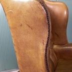 Schitterende Olijfgroene Chesterfield Wingback Fauteuil thumbnail 8