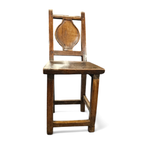 18th Century Chair Early 18th Century Farmhouse Chair With Wood Peg Construction thumbnail 6