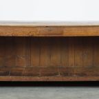 Mooie Antieke Eind 19e Eeuwse Balie/ Dressoir/ Presentatie Tafel Met Een Lade thumbnail 5