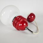 Tronconi - Enrico Tronconi - 'Bulb Lamp' - Opaline - Chroom - Italie - 1970'S thumbnail 10